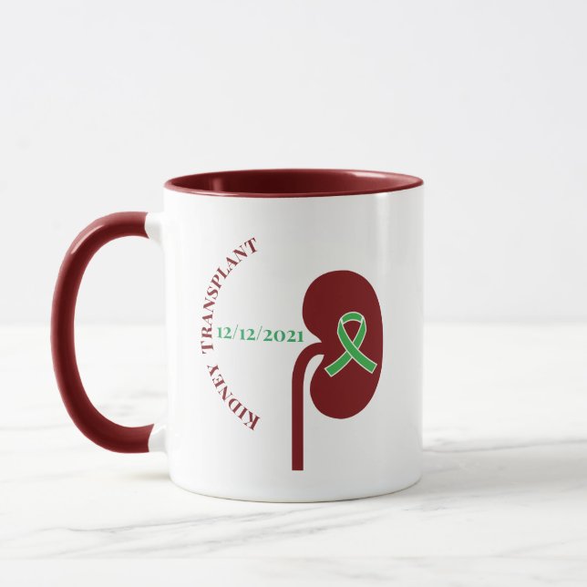Customizable Kidney Transplant Mug (Left)