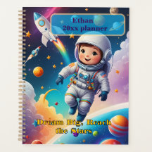 Customizable Kids Space Planner Cover – Motivation