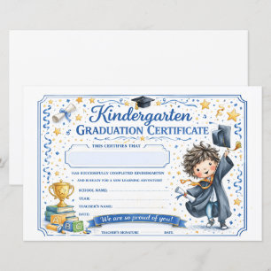 Customizable Kindergarten Graduate Certificate 