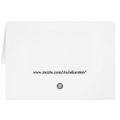 Customizable Kissy Lips Heart Cards (Back Horizontal)