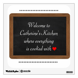 Customizable Kitchen Chalkboard Decal