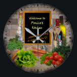 (Customizable) Kitchen Clock<br><div class="desc">Please insert your name!</div>