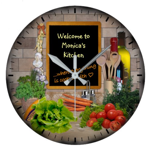(Customizable) Kitchen Clock