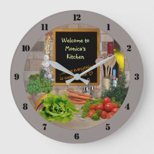 (Customizable) Kitchen Clock