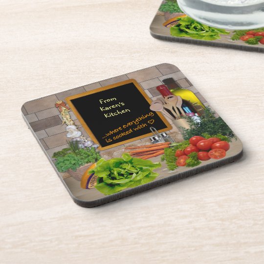 Customizable Kitchen Coaster