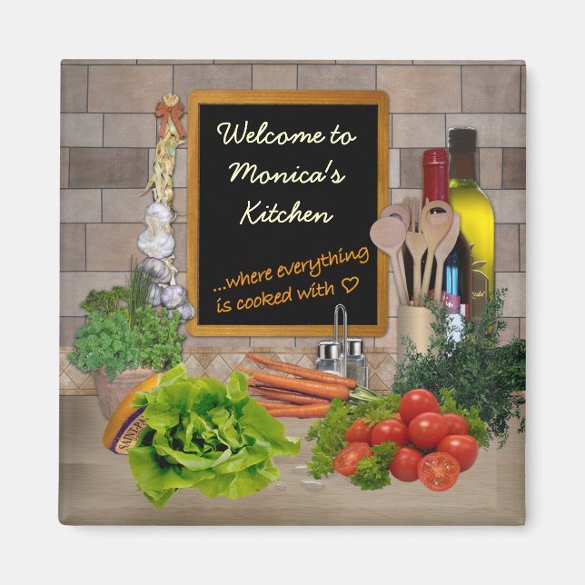 Customizable Kitchen Magnet (Front)