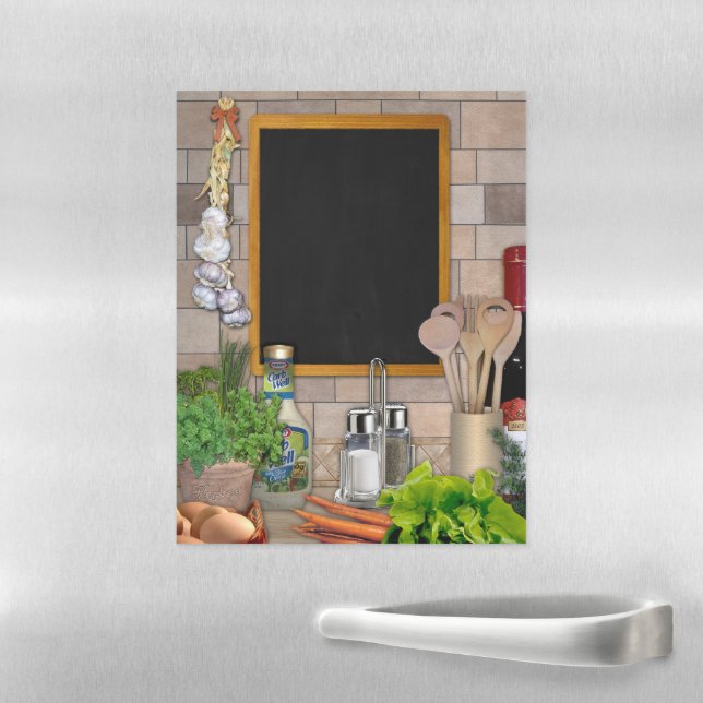 Customizable Kitchen Magnetic Dry Erase Sheet (In Situ)