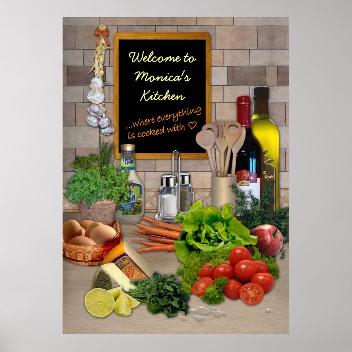 Customizable Kitchen Poster