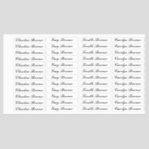 Customizable Labels for Fabric 4 Names Option