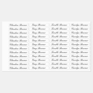 Customizable Labels for Fabric 4 Names Option