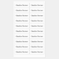 Customizable Labels for Fabric Crafter or Artist