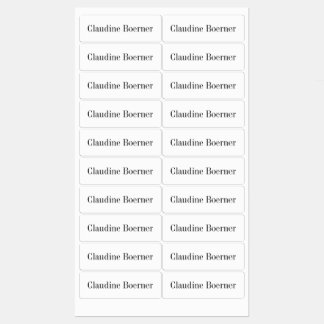 Customizable Labels for Fabric Crafter or Artist