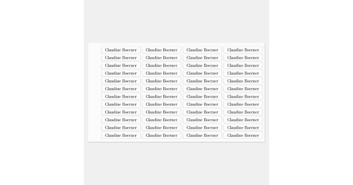 Personalized fabric craft labels