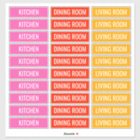 Customizable Labels For Moving Boxes