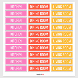 Customizable Labels For Moving Boxes