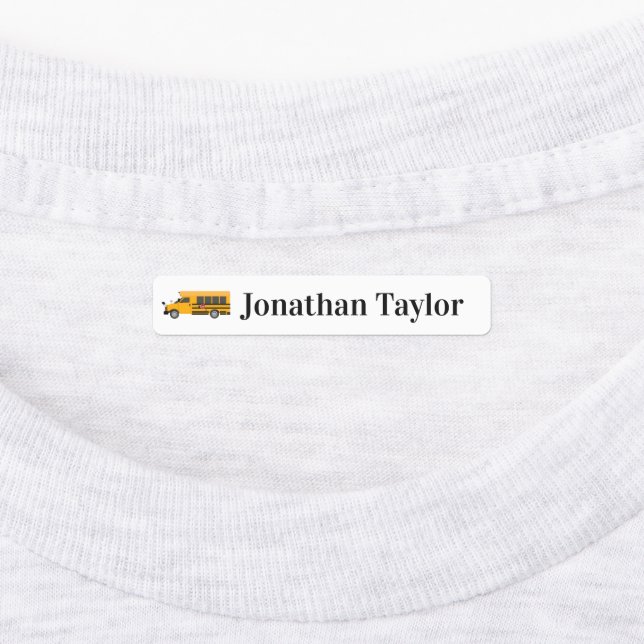 Customizable Labels for Students Teachers (Affixed)