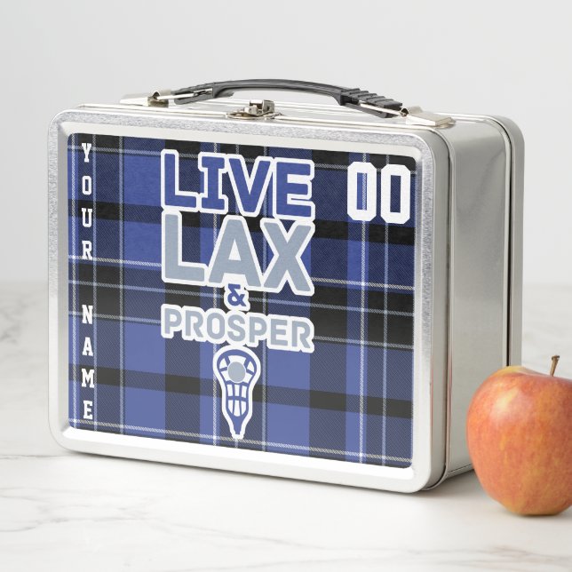 Customizable Lacrosse LAX Lunch Box (In Situ)
