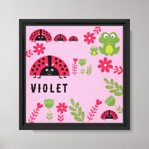 Customizable Ladybug Children's Room Decor