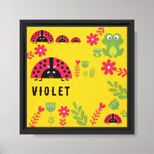 Customizable Ladybug Children's Room Decor