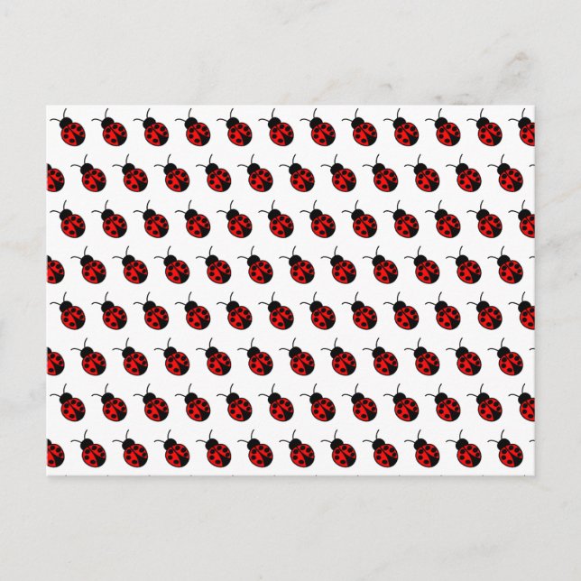 Customizable Ladybugs Postcard (Front)