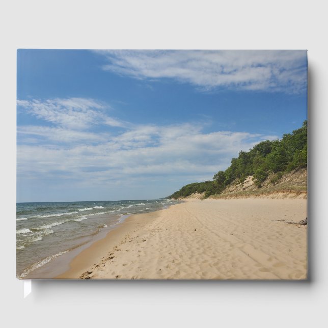 Customizable Lake Michigan Guest Book (Front)