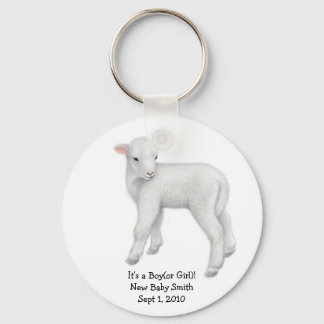 Customizable Lamb Keychain