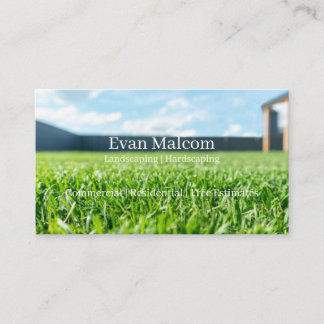 Customizable Landscaping Business Cards