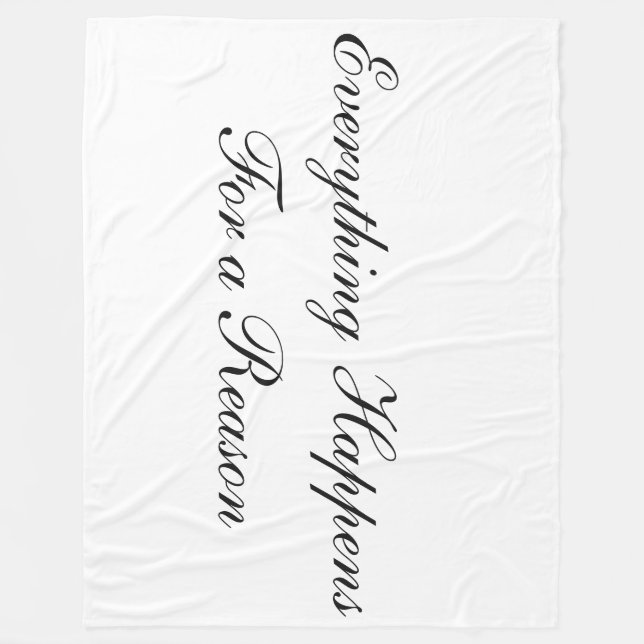 Customizable Large Fleece Blanket (Front)