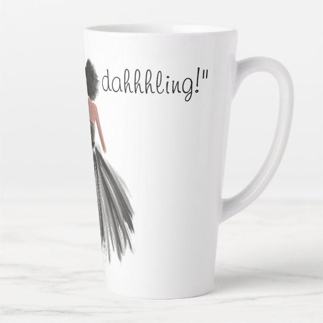 Customizable latte mug latte mug (Right)