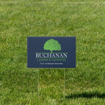 Customizable Lawn Care Yard Sign by colourfuldesigns at Zazzle