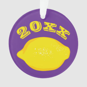 Customizable Lemon Ornament