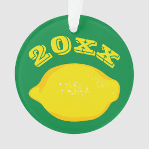 Customizable Lemon Ornament