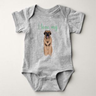 Customizable Leonberger Baby Bodysuit