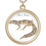 Customizable Leopard Gecko Necklace