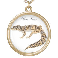 Customizable Leopard Gecko Necklace