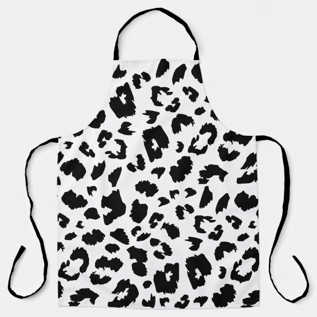 Customizable leopard print apron (Front)