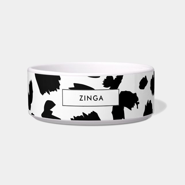 Customizable leopard print bowl (Front)