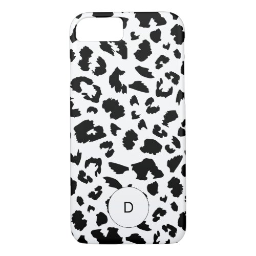 Customizable leopard print iPhone 87 case