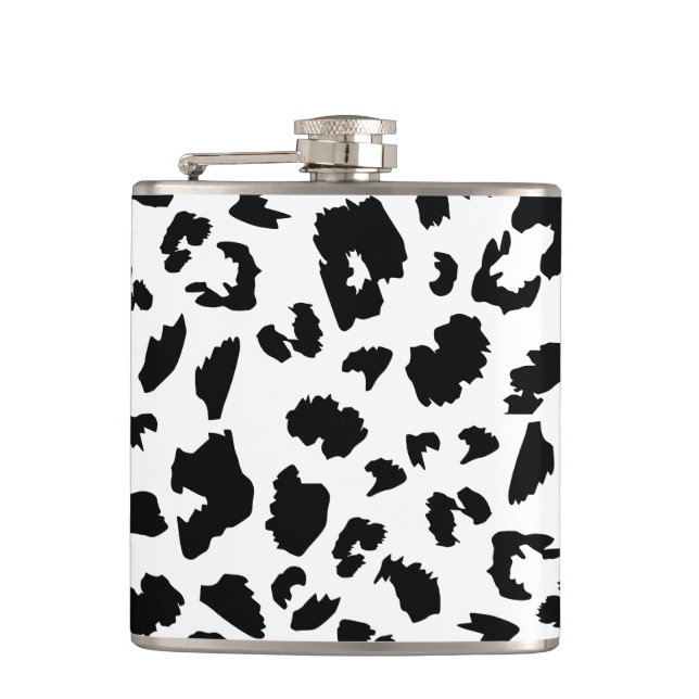 Customizable leopard print flask (Front)