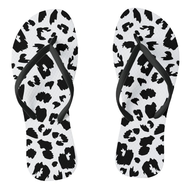 Customizable leopard print flip flops (Footbed)