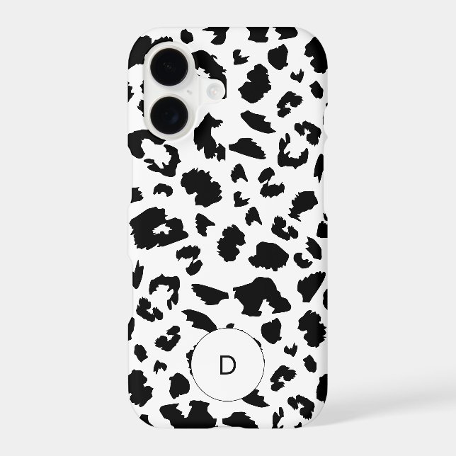Customizable leopard print iphone case (Back)