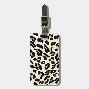 Customizable Leopard Print Luggage Tag