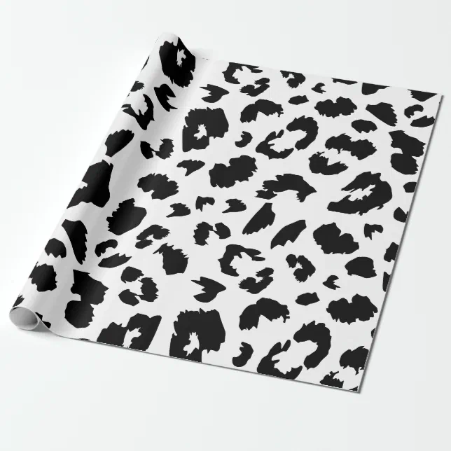 Customizable leopard print wrapping paper Zazzle