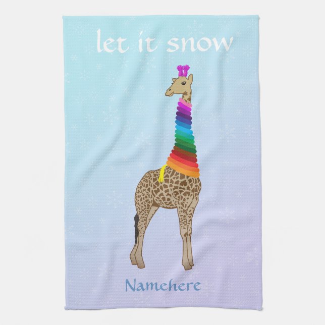 Customizable: Let it snow Towel (Vertical)