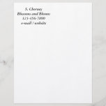 CUSTOMIZABLE LETTERHEAD<br><div class="desc">CUSTOMIZABLE LETTERHEAD - at a glance, compliment your business with your own personalized beautiful letterhead or just have fun on your own. Unique and exclusive designs that make your own statement with love, style and romance or for gift giving Each flower I watercolour painted came from my heart and my...</div>