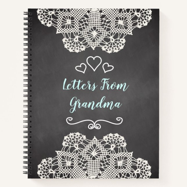 Customizable Letters From Grandma Notebook (Front)