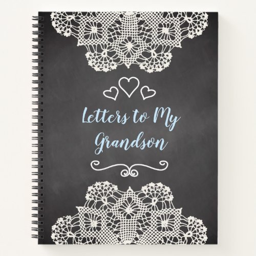 Customizable Letters to my Grandson Notebook