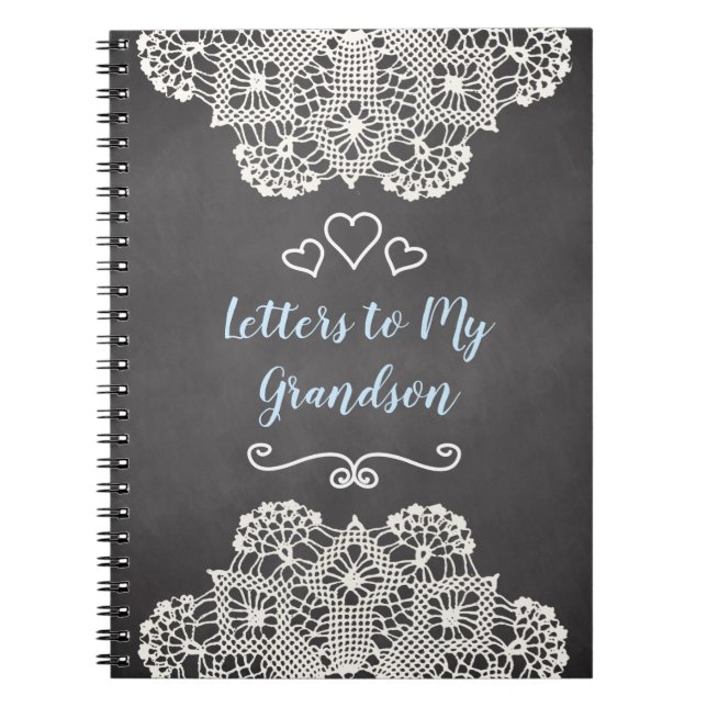 Customizable Letters to my Grandson Notebook (Front)