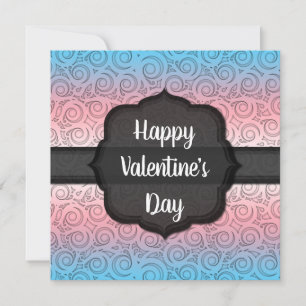 Customizable LGBTQ Transgender Valentine's Day Card