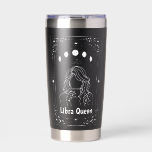 Customizable Libra Zodiac Astrology Tarot Magical Insulated Tumbler
